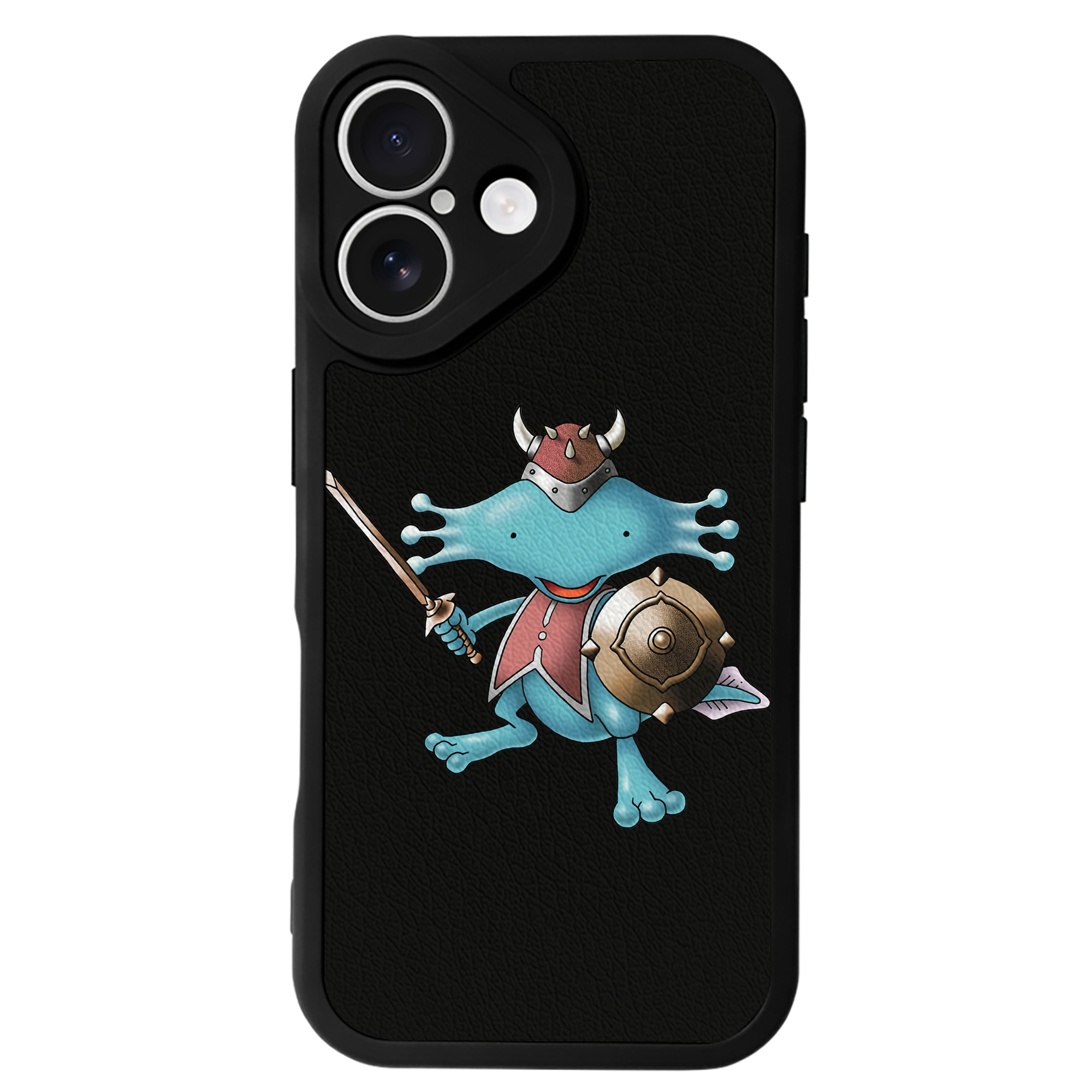 （画像用） ドラゴンクエスト Doragon Kuesuto Dragon Quest 【iPhone 16シリーズ対応】シリコンスマホケース（レザー調） 材質：シリコン